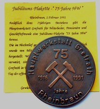 50mm bergbau medaille gebraucht kaufen  Deutschland