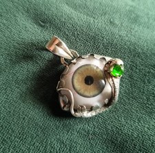 925silver prosthetic eye for sale  OTLEY