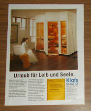 Seltene werbung klafs gebraucht kaufen  Legden