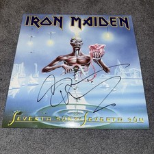 Usado, Bruce Dickinson AUTÓGRAFO ASSINADO IRON MAIDEN Sétimo Filho PROVA Álbum de Vinil comprar usado  Enviando para Brazil