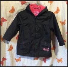 Manteau noir parka d'occasion  Longwy