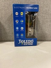 Toledo Electronic Deadbolt Lock Bluetooth teclado habilitado bateria controlada novo comprar usado  Enviando para Brazil