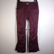 Używany, 686 Spodnie Damskie XS Maroon Narty Snowboard InfiDRY Wodoodporne Outdoor Sports PC57 na sprzedaż  Wysyłka do Poland