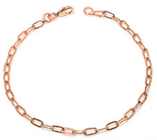 Pulseira/tornozeleiras de cobre puro oxidado corrente elo pulseira de cobre sólido, usado comprar usado  Enviando para Brazil