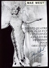 Autographe mae west d'occasion  Dijon
