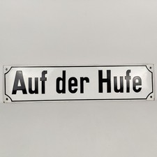 Vintage straßenschild hufe gebraucht kaufen  Olfen