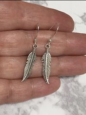 Silver feather charm for sale  Salt Lake City