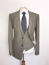 CHESTER BARRIE Savile Row - 3 PEÇAS TERNO DE LÃ BEGE - 40 de comprimento - W34 L37 -ADORÁVEL comprar usado  Enviando para Brazil