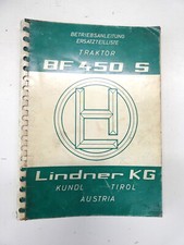 Lindner 450s bedienungsanleitu gebraucht kaufen  Altshausen