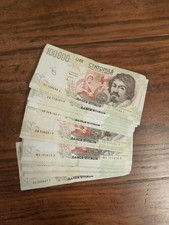 Lotto banconote 100000 usato  Rimini