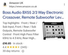 Boss audio system for sale  CALNE