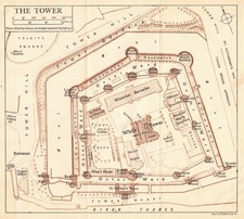 1919 antique map for sale  WISBECH