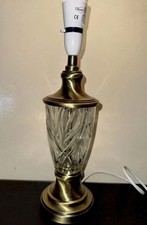 Crystal table lamp for sale  STOKE-ON-TRENT