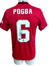 Camiseta Manchester United Pogba autografada sem correspondência usada certificado de autenticidade comprar usado  Enviando para Brazil