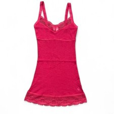 Regata Abercrombie And Fitch rosa renda cami Y2K com nervuras tamanho pequeno comprar usado  Enviando para Brazil