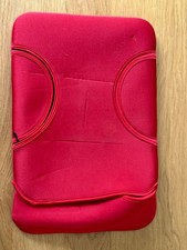 Red neoprene ipad for sale  ELY