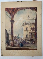 Peinture aquarelle ancienne d'occasion  Paris IX