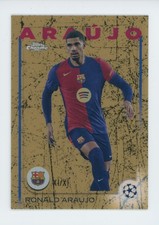 2024-25 Ronald Araujo Topps Chrome Top XI cartão refrator FC Barcelona 11/11 comprar usado  Enviando para Brazil