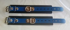 Real leather blue for sale  UK