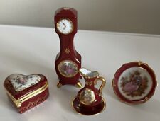 Limoges red porcelain for sale  BASINGSTOKE