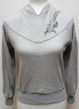 Pullover grau aufnäher gebraucht kaufen  Ludwigsburg