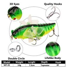 Usado, 1 peça isca artificial 7,5 cm/14 g iscas biônicas iscas artificiais pesca inseto lúcio tack comprar usado  Enviando para Brazil