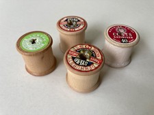 Vintage wooden bobbins for sale  PRESTON
