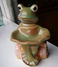 Unusual pottery frog for sale  NEWPORT