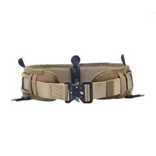 Molle Airsoft Einsatzgürtel Softair Tactical War Belt Hüftgurt Tan Sandfarben comprar usado  Enviando para Brazil