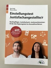 Einstellungstest justizfachang gebraucht kaufen  Wiesbaden