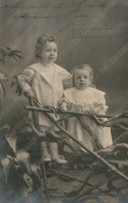 1905 ritratto bambine usato  Cremona