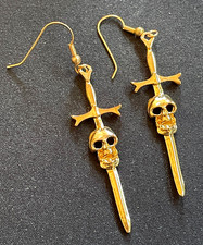 Skull earring totenkopf gebraucht kaufen  Kiel