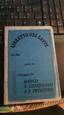 Libretto del latte usato Libretto del latte usato  Correggio