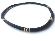 Surfista Colar Miçangas De Madeira Homem Preto Gargantilha Colar De Praia Vintage Homem comprar usado  Enviando para Brazil