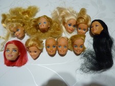 Lot têtes barbie d'occasion  Montmorency