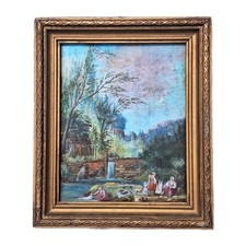 Antique painting oil d'occasion  Expédié en Belgium
