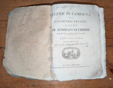 Libro antico euclide usato  Pettinengo