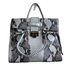 Bolsa satchel Jimmy Choo pele de píton couro de cobra alça superior comprar usado  Enviando para Brazil
