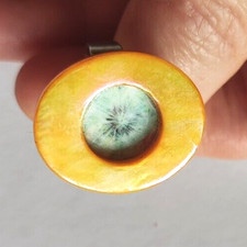 Anello vintage madreperlato usato  Roma