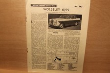 Original wolseley farina for sale  IPSWICH