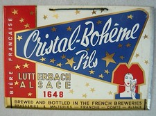 Plaque publicitaire bière d'occasion  Champagnole