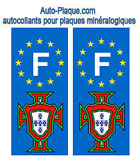 Autocollant portugal plaque d'occasion  Billère