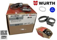 25x zacisk węża WÜRTH ZEBRA 20-32MM B9MM. DIN 3017 053912032 ZEBRA JAKOŚĆ na sprzedaż 25x zacisk węża WÜRTH ZEBRA 20-32MM B9MM. DIN 3017 053912032 ZEBRA JAKOŚĆ na sprzedaż  Wysyłka do Poland