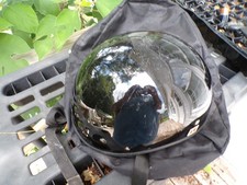 Usado, Capacete de motocicleta Fulmer meia concha preto grande com mochila marcador de trilha comprar usado  Enviando para Brazil