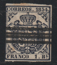 Edifil spagna francobollo usato  Villachiara