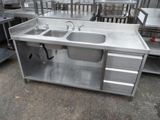 Stainless steel double for sale  EXETER