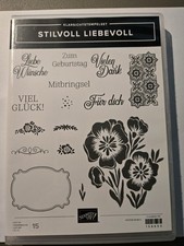 Stampin stempelset stilvoll gebraucht kaufen  Buchholz i.d. Nordheide