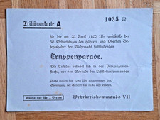 Riginal tribünenkarte truppen gebraucht kaufen  Germering