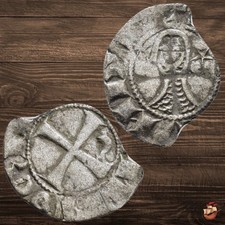 Usado, Moeda cruzada medieval - Denier - Principado de Antioquia - Boemundo III @S887 comprar usado  Enviando para Brazil