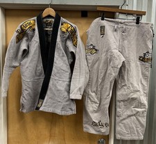 Jaqueta Kimono Lucky Gi Jeff Glover Jiu-Jitsu A2 BJJ Top e Calça Shoyoroll, usado comprar usado  Enviando para Brazil